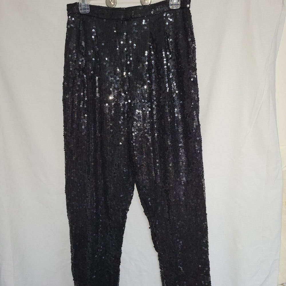 Black Sequin pants